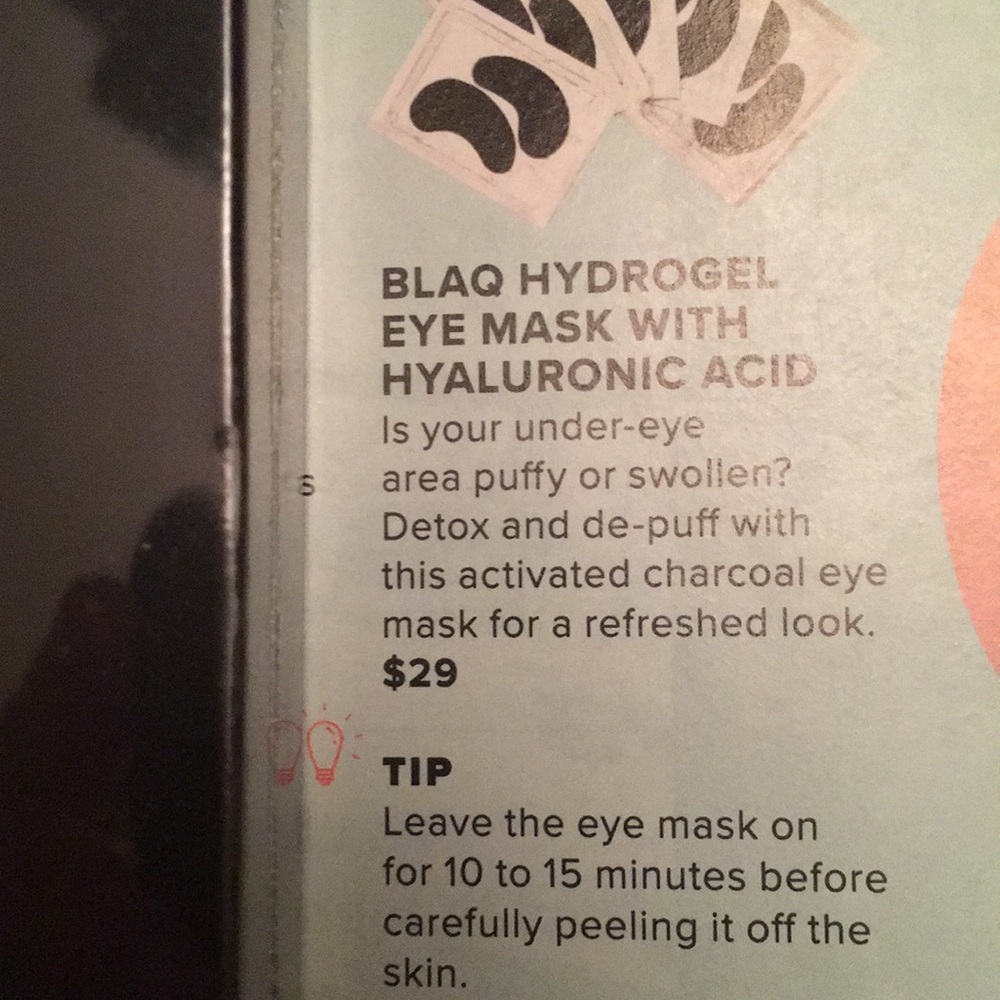 Blaq hydrogel eye mask with hyaluronic acid. - Picture 3 of 3